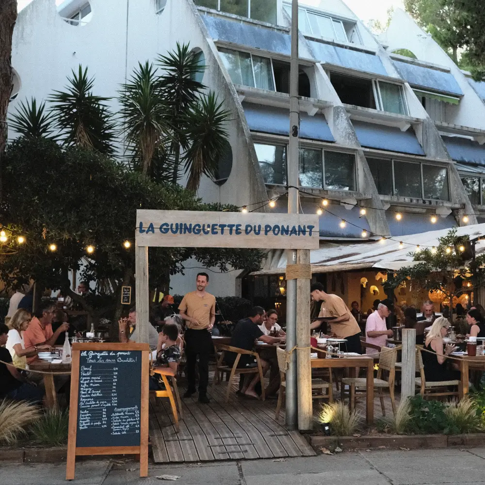 Restaurant la guinguette du ponant localisation
